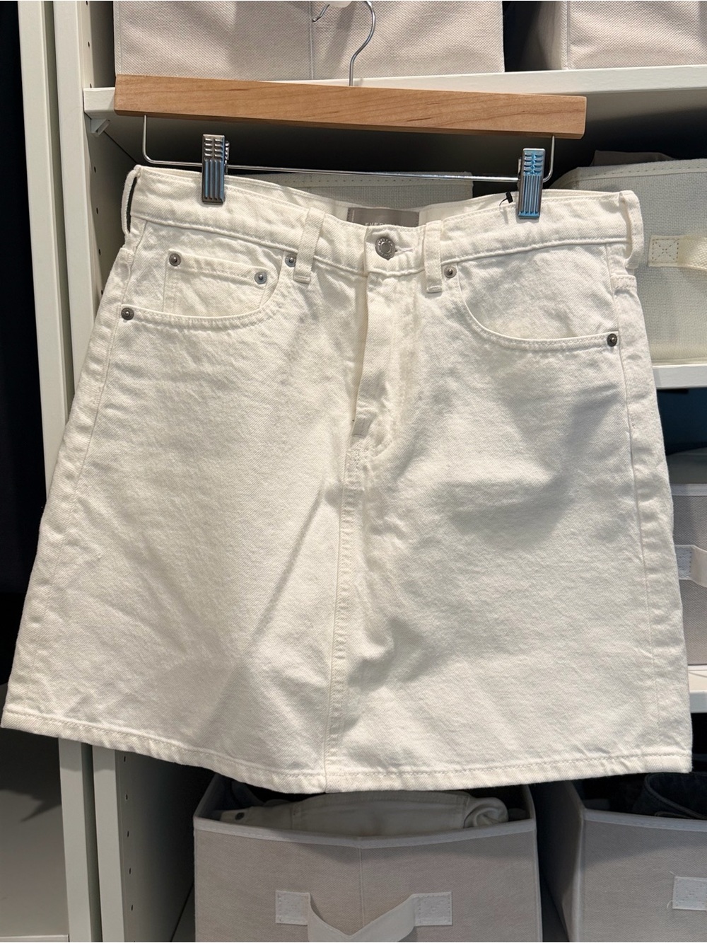 Everlane Denim Mini Skirt
